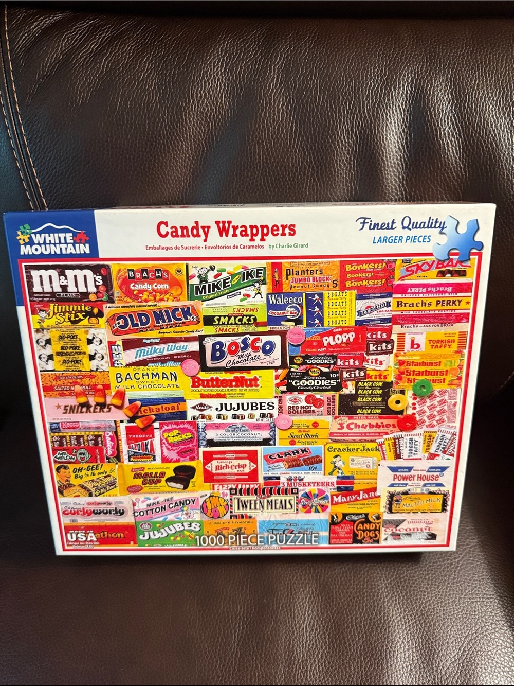 White mountain Candy Wrapper 1000 Piece Puzzle